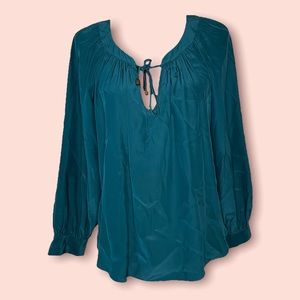 Alice & Trixie Long Sleeve Blouse Teal